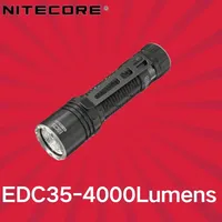 NITECORE EDC35 5000 lumen Rechargeable EDC Flashlight with illumination distance of 550 meters Built-in 6000mAh Battery