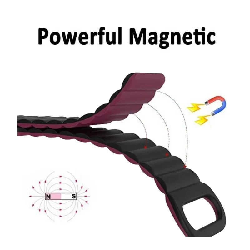 Magnetic Silicone Loop Strap For For Redmi Watch 4 Smartwatch Bracelet Belt Wristband For Xiaomi Mi Band 8Pro Watchband Sport S