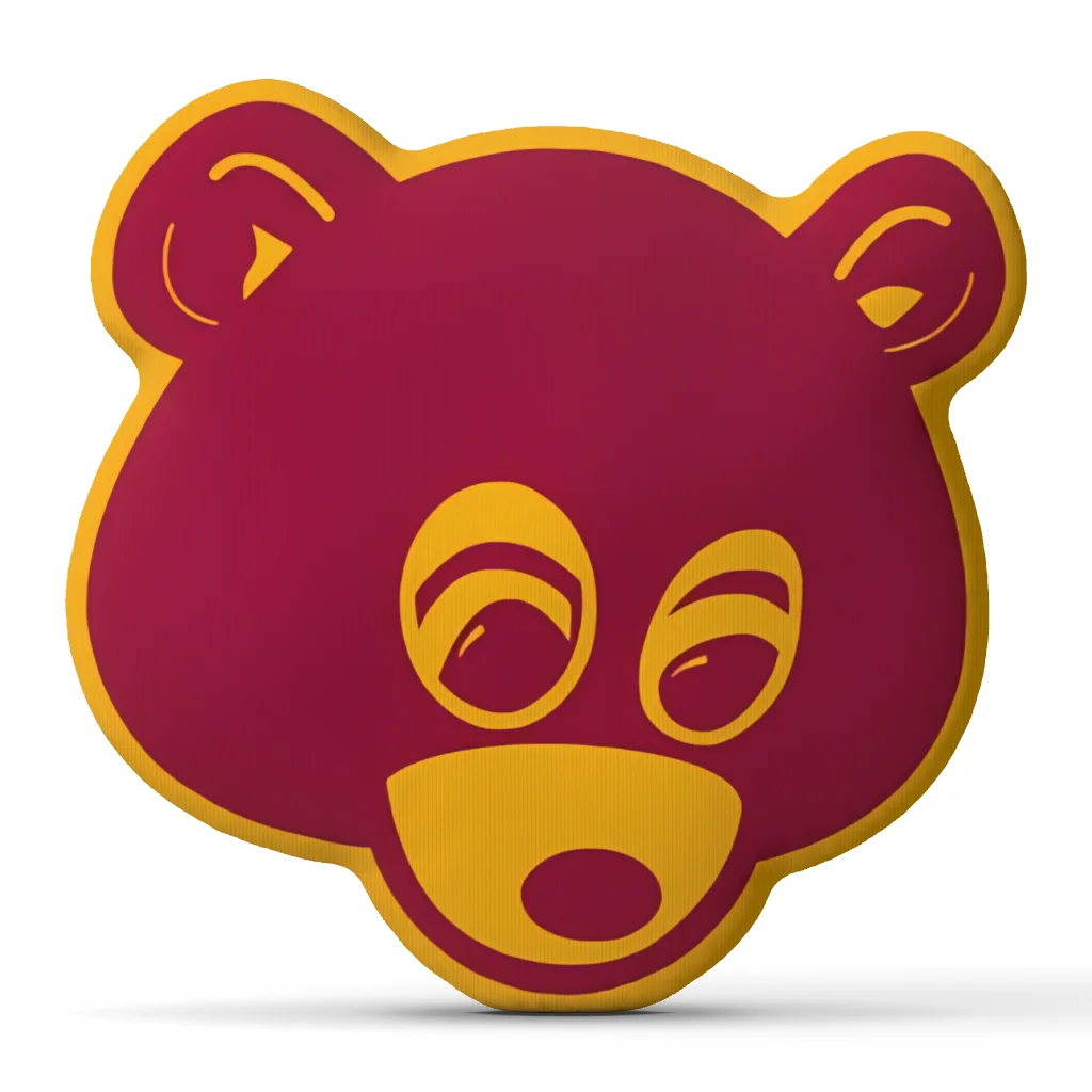 Kanyes Dropout Bear Cushion Irregular Stuffed Throw Pillow Home Decor Gift Sofa Bed