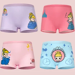 4 Pieces/lot Design Children's Girls Panties Cotton Soft Pretty Cartoon Unicorn Child Underwear for Girls Kids Boxer Breathable