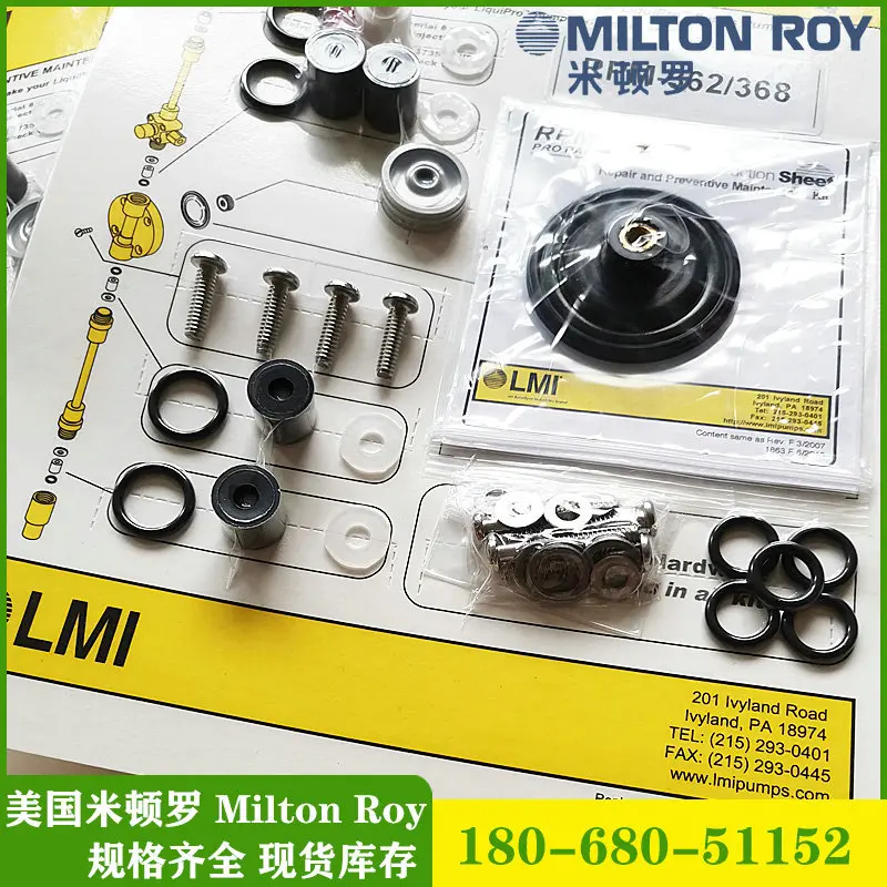 LMI dosing pump P066 P086 maintenance spare parts package accessories package RPM-362/368