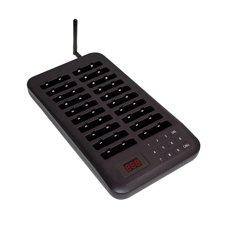 Wirelesslinkx Wireless Restaurant Buzzer Pager System for Coffee Dessert Burger Shop Food Court Truck Clinic Flash Vibrate Ring