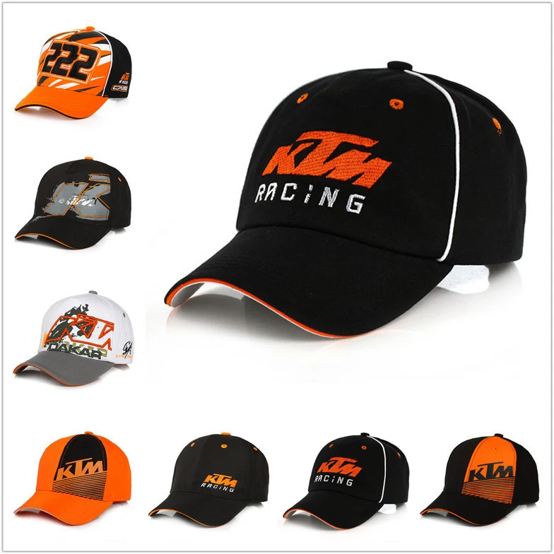 KTM Motorcycle Logo Adjustable Sport Casual Cap Baseball Cap Hip Hop Hat Outdoor Men Women Leisure Cap All Seasons Car Sticker view 5