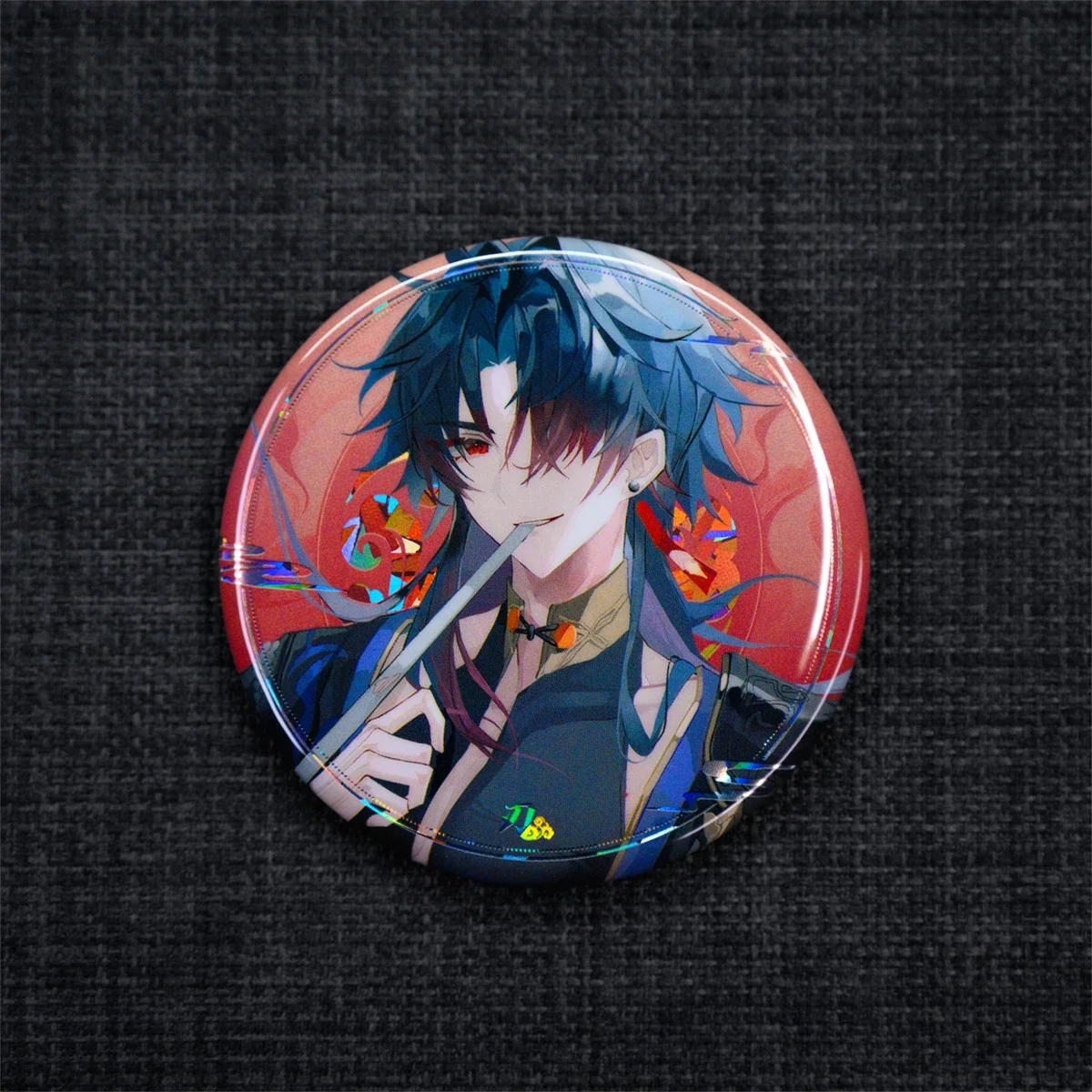 2025 Anime Honkai: Star Rail Baji Badge Laser Ticket Quicksand Golden Border Coloured Paper Instant Camera Blade Imbibitor Lunae view 4