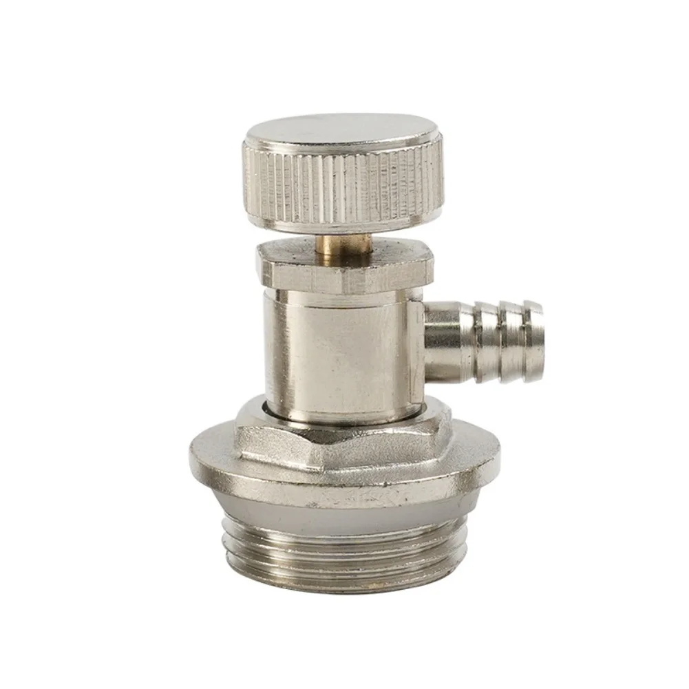 1Pc Brass Exhaust Valve Fully Automatic Heating Drain Valve Water Heating Drain Valve G1/2 G3/4 1'' For Home Improvement Parts