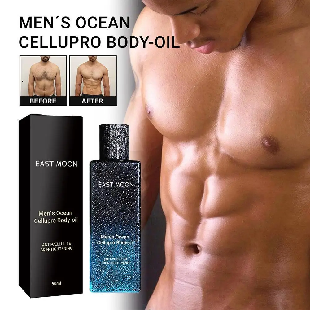 Ocean Cellupro-Aceite Corporal reafirmante para hombre, aceite de celulitis orgánico 2023, masaje corporal Anti-Nuevo, 50ml, L2x3