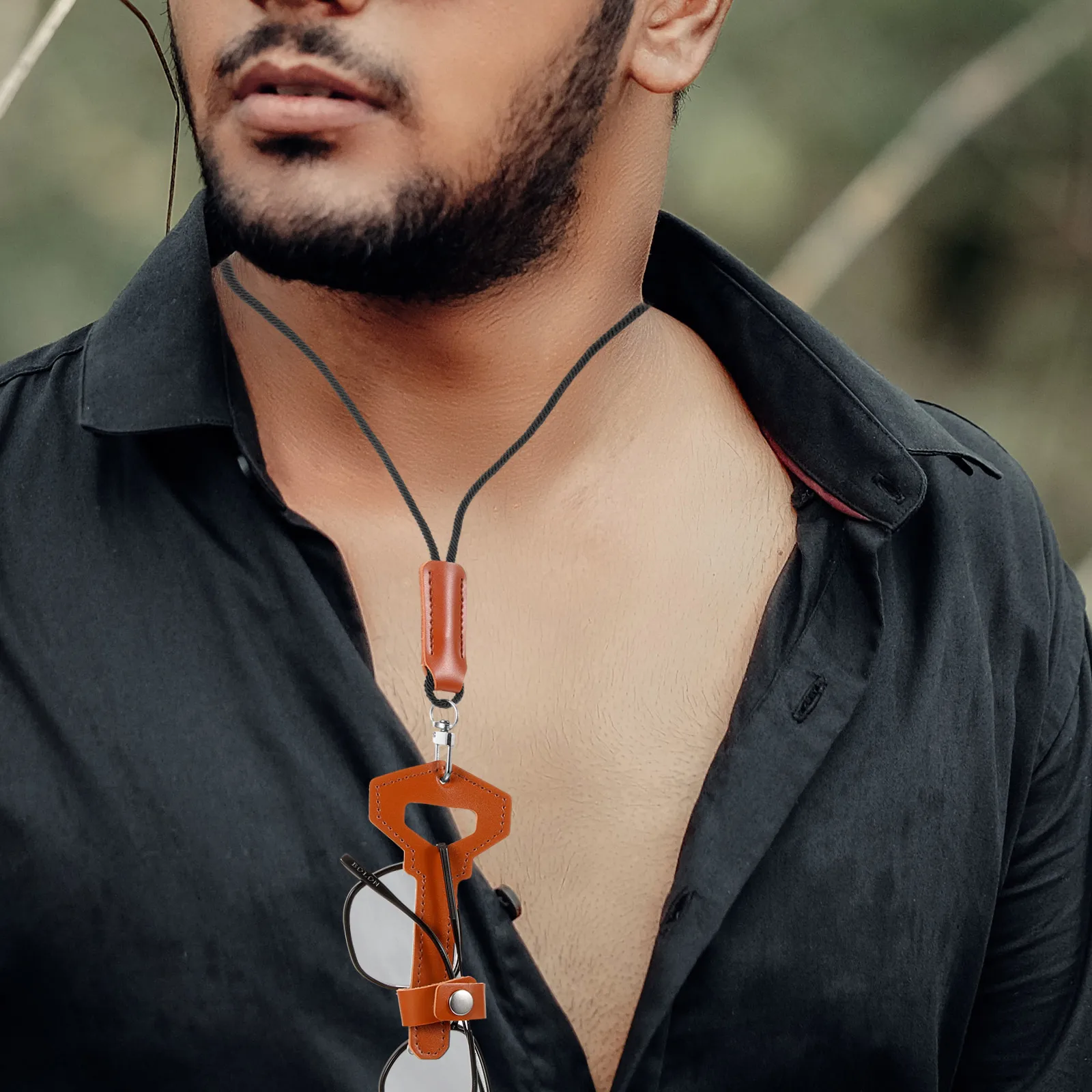 

1PC Glasses Rope Eyeglass Holder Neck Strap Cord Coffee Color Durable Fashion Sunglasses Lanyard For Glasses Straps