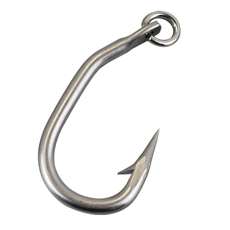 

Wholesale New Saltwater Fishing Hook High Stainless Steel Tuna Fishing Lure Circle Barbed Hook