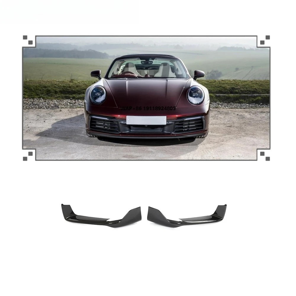 

New Style High Quality Carbon Fiber Front Bumper Splitter for 911 992 Carrera Targa 4S 2-Door 2019-2022