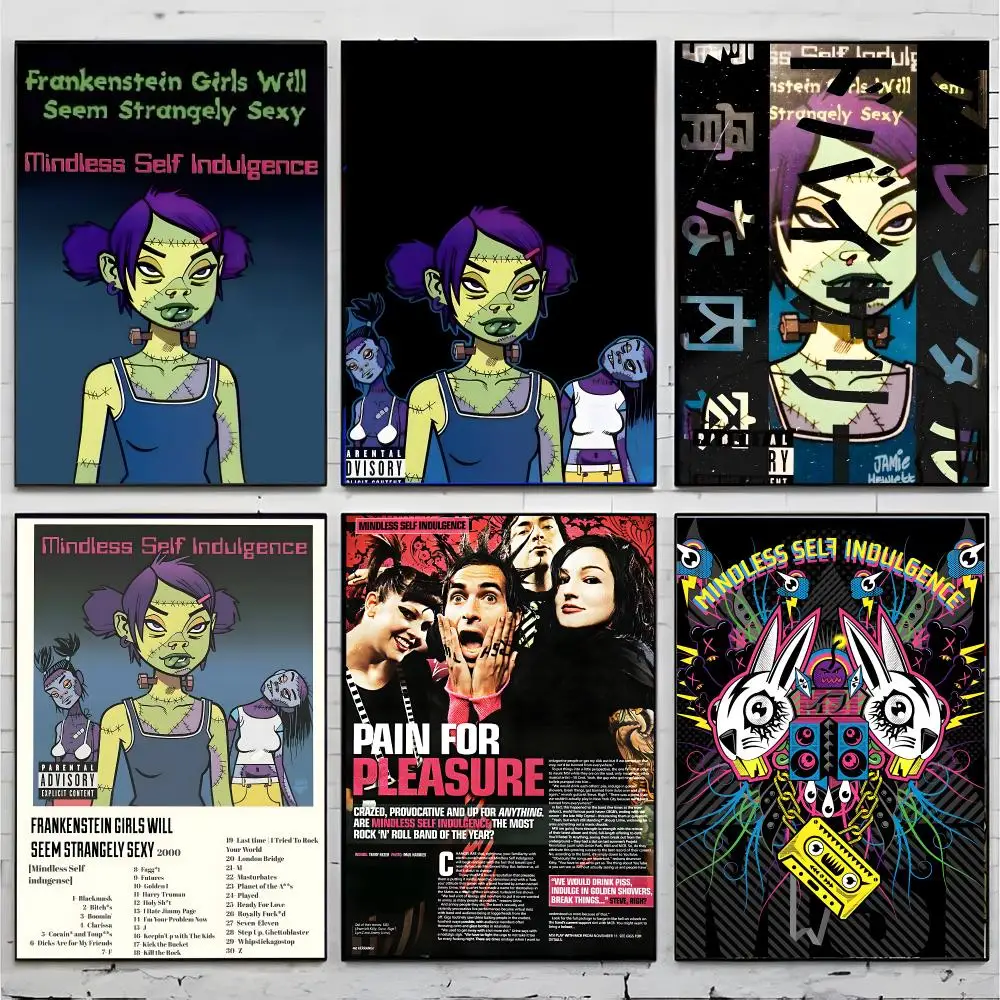 Band Punk Mindless Self Indulgence Poster Superior Home Space  Indoor Decorative Art & Home Decor