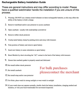 CTL920F CTL1616F CTL621F MT621 MT920 MT516F MT416F MT516 MT616 TS920E Sel Surya baterai Isi Ulang untuk Seiko Casio Citizen 8 baterai mt920 penjualan terbaik - №