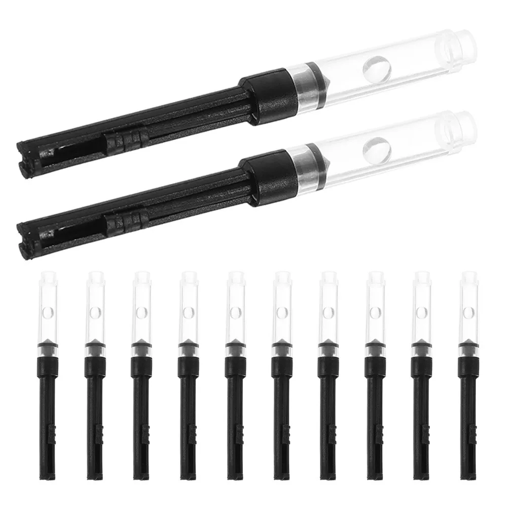 

Набор из 12 универсальных трубок-абсорберов для чернил для перьевых ручек, 3,4 мм, с улучшенным впитыванием, для офиса, учебы, рисования, надежное использование