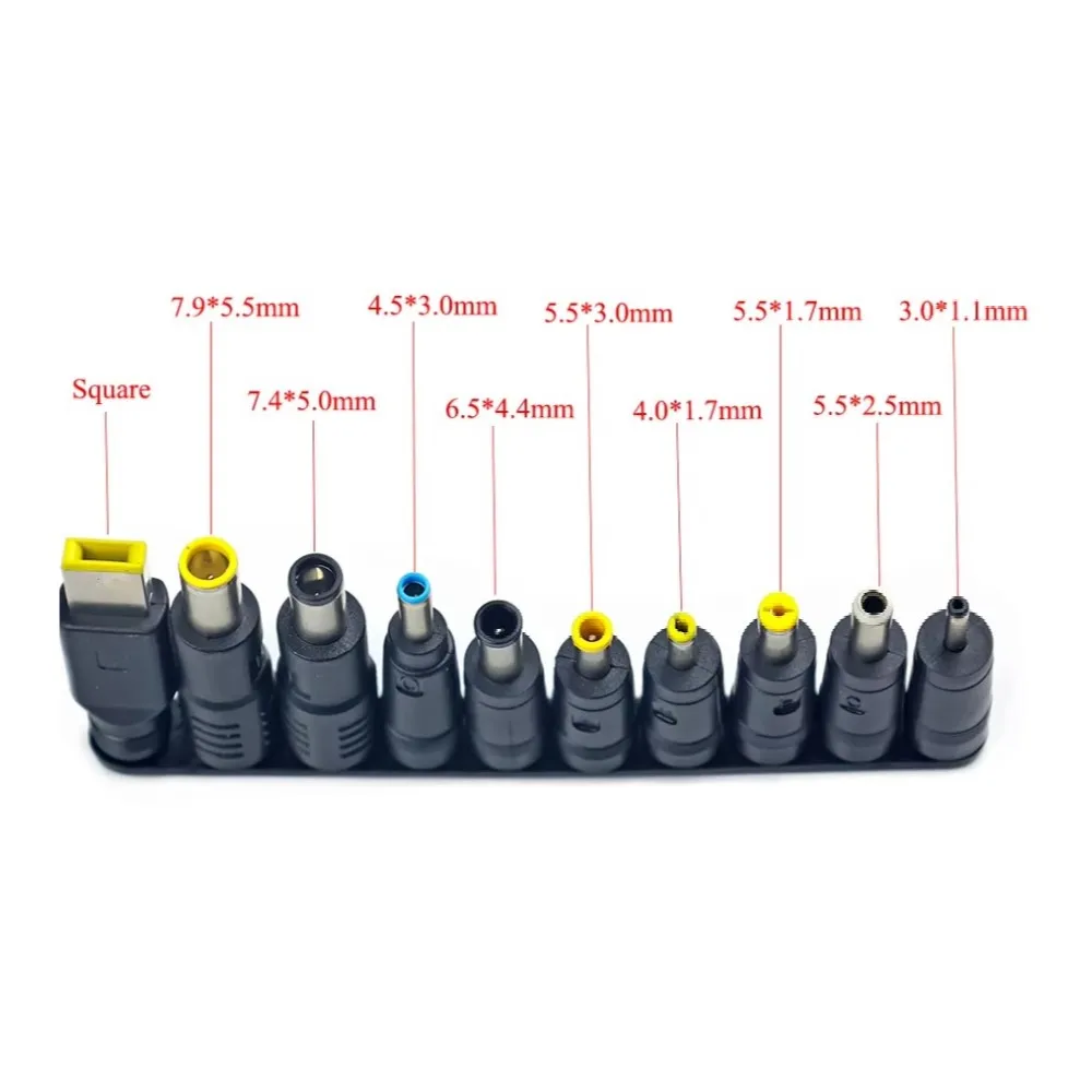 8/10pcs 5.5X2.1mm Male to Female DC Power Adapter Jack Plug laptop adaptor Connector 6.3 6.0 5.5 4.8 4.0 3.5 2.5 2.1 1.7 1.35mm