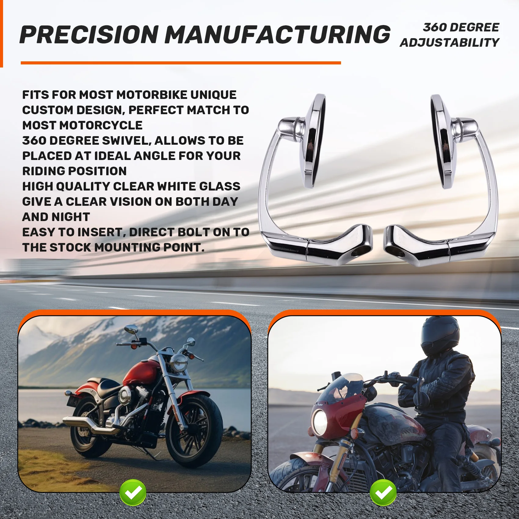 Scooter Parts - NCSMT Niversal Motosiklet 8 mm 10