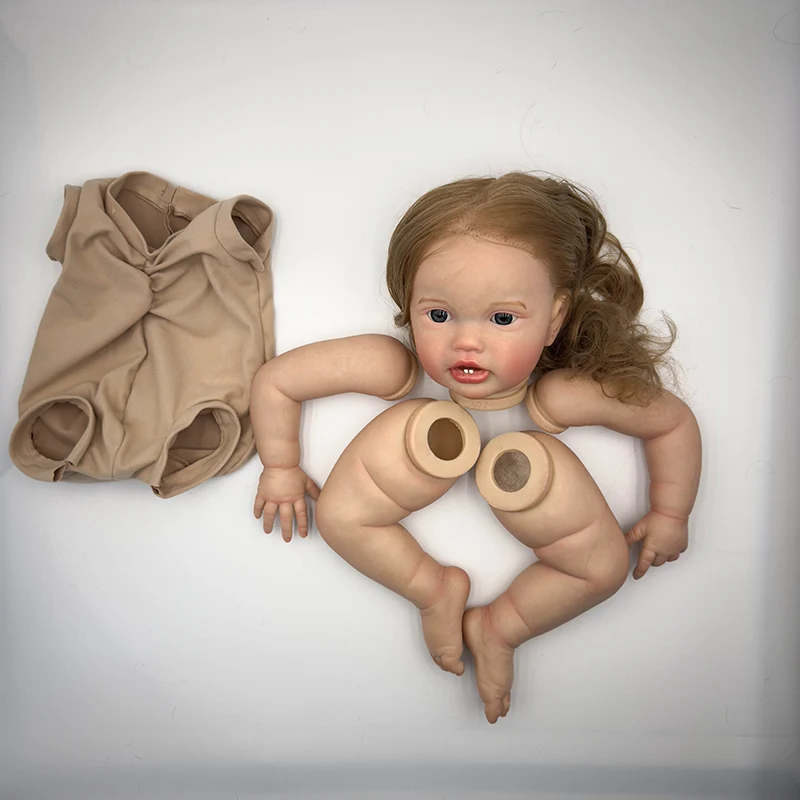 24 インチ 60 センチメートルリボーンベビーキットロッティ塗装済みキット DIY パーツ根付き髪