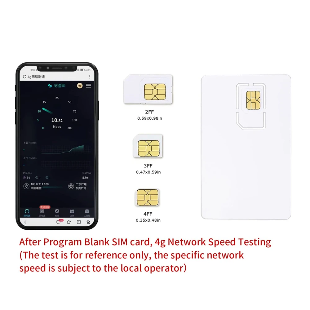Устройство для чтения SIM-карт + 5 шт. программируемых SIM-карт 2FF/3FF/4FF, LTE WCDMA GSM USIM 4G + SIM-карты, индивидуальные инструменты