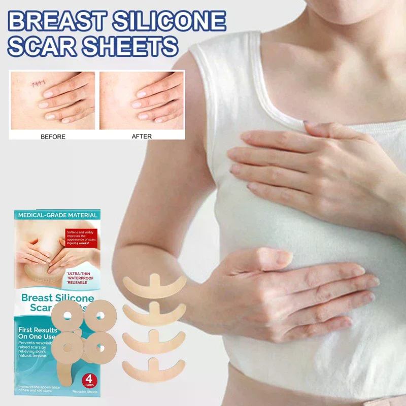 قابلة لإعادة الاستخدام هلام السيليكون ملصقات غير مرئية قوس دائري الصدر غير مرئية المخفي ندبة رقعة إصلاح الوشم عيب إخفاء الشريط #4