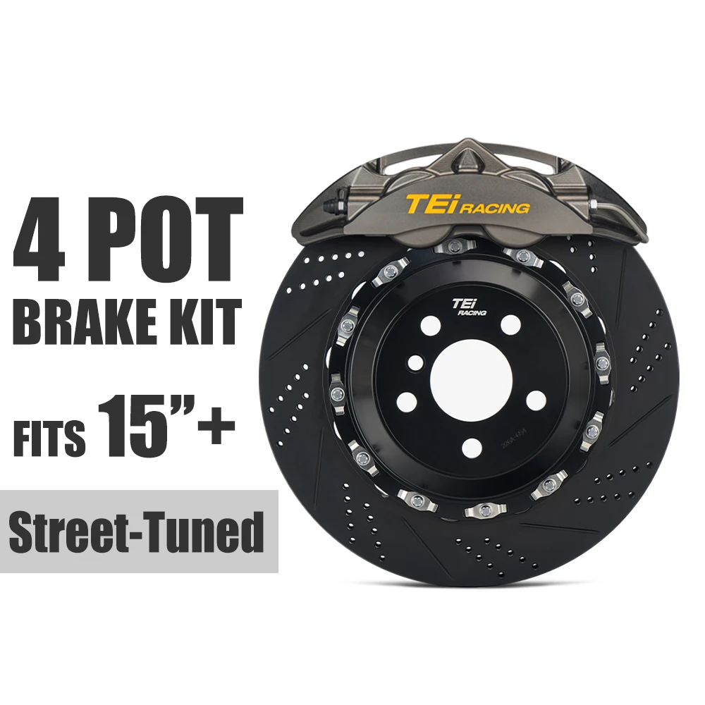 

Комплект мощных тормозов TEI P42-Super: 4-поршневой суппорт с раздельным креплением и высокопрочные чугунные диски 286/296 для автомобильных дисков 15/16 дюймов
