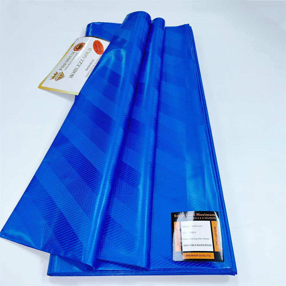 2025 대야 리치 겟처 기니 브로케이드 소재, 100% 코튼 대야, 리치 티슈 레이스, 5 야드, 빛나는 오스트리아 품질 유지