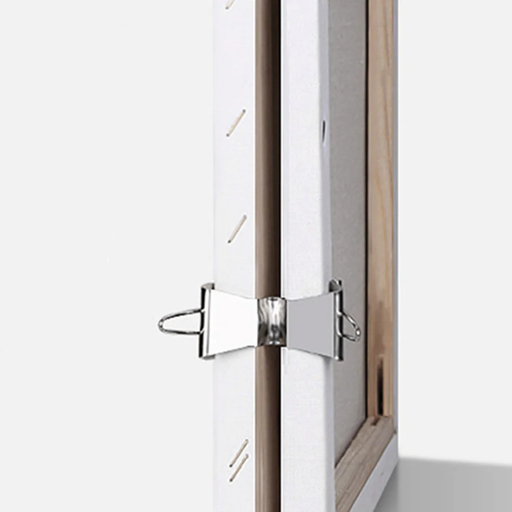 

6Pcs Stainless Steel Oil Painting Accessories Durable Canvas Fasteners for Artists Drawing Supplies Picture Frame Accessories