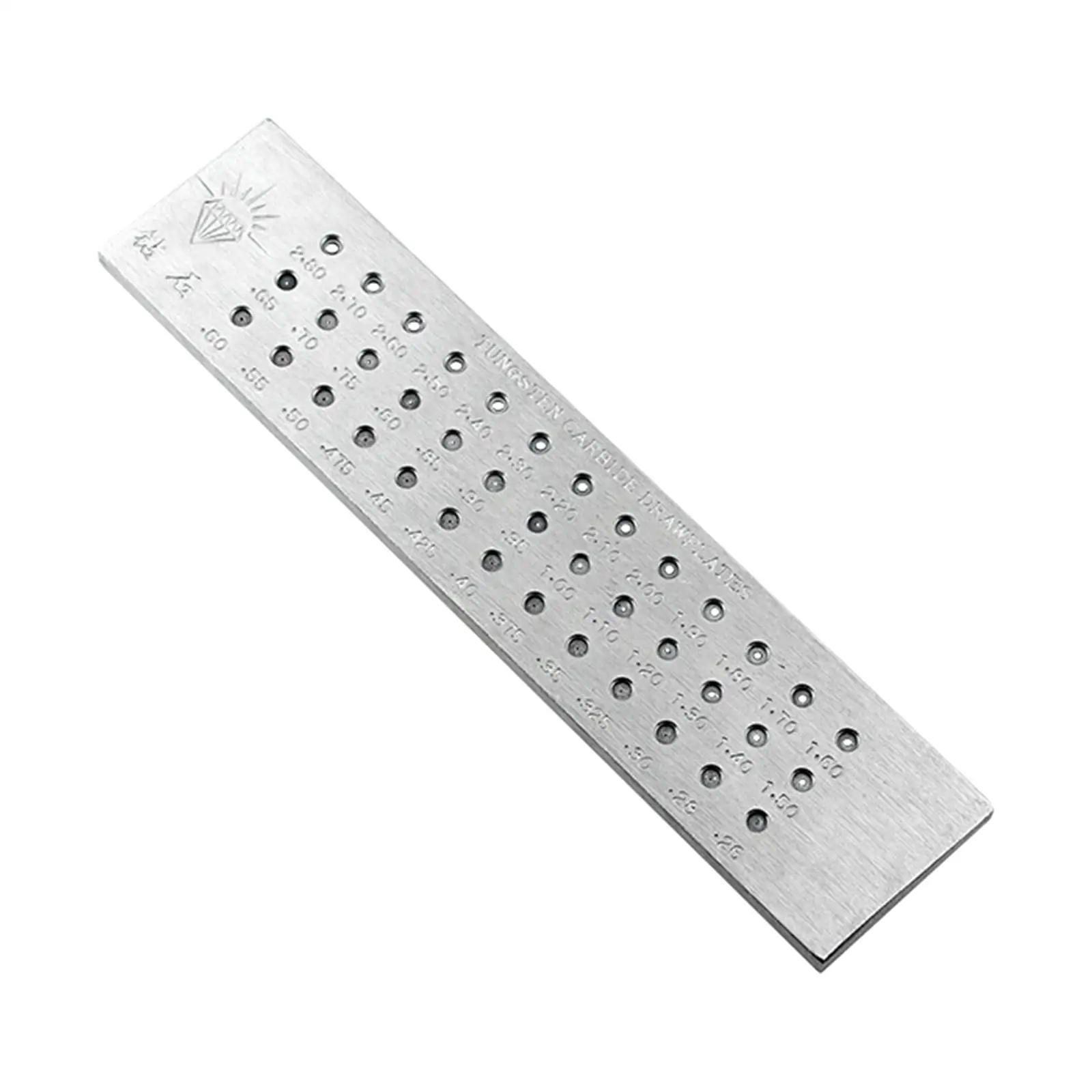 

Jewelry Wire Drawplate Wear Resistant Drawing Draw for Jewelry Making Home Craft Professional Jewelers Crafting