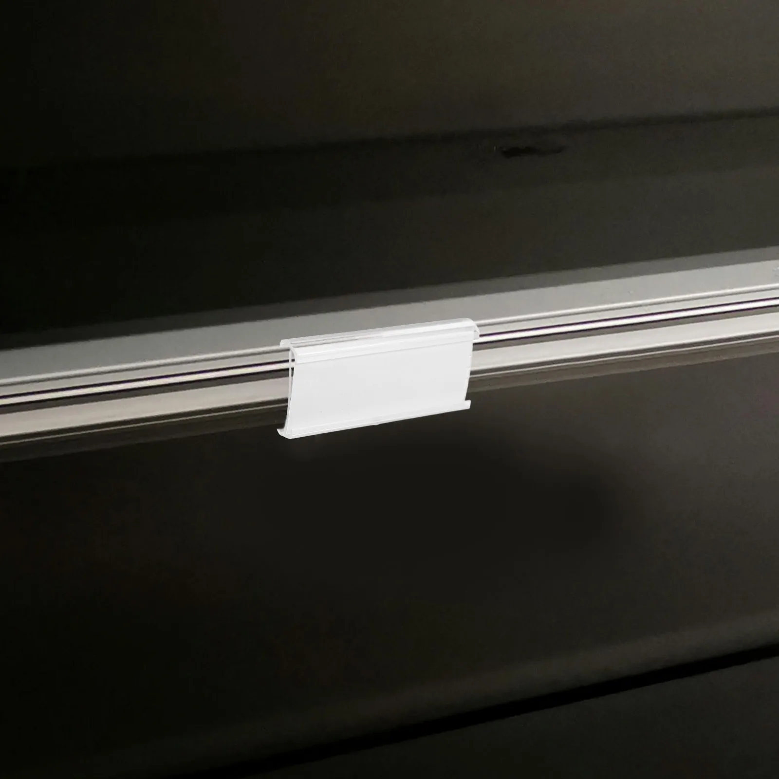 

50 Pcs Label Clip Inserts Wire Shelf Holder Price Tag Display Merchandise Sign Supermarket Labels Storage Accessories