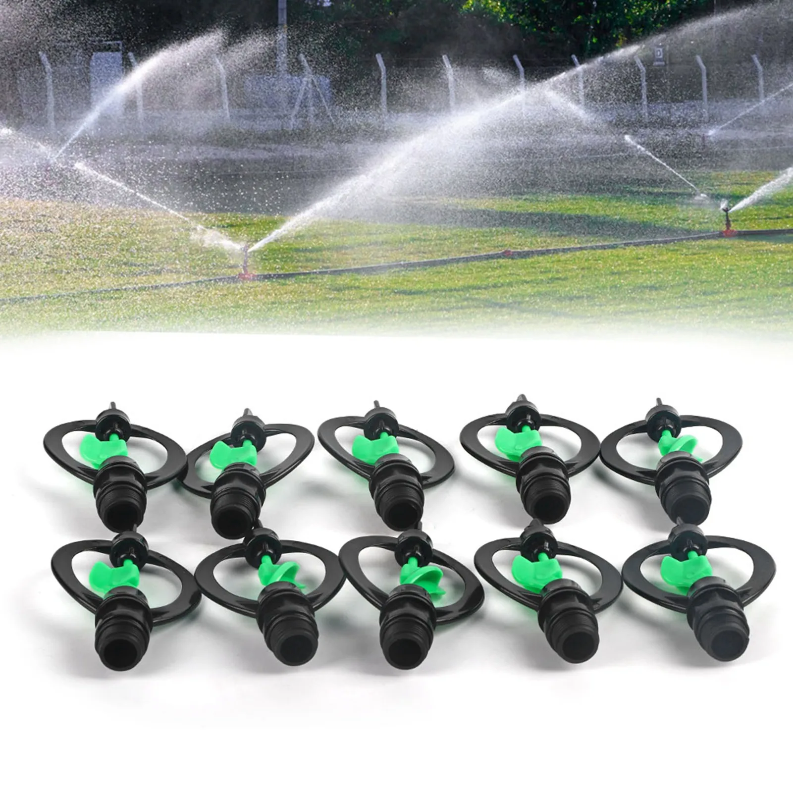 

10Pcs Plastic G1/2in Spray Sprinkler Butterflies Rain Shaped Nozzle Agricultural Irrigation