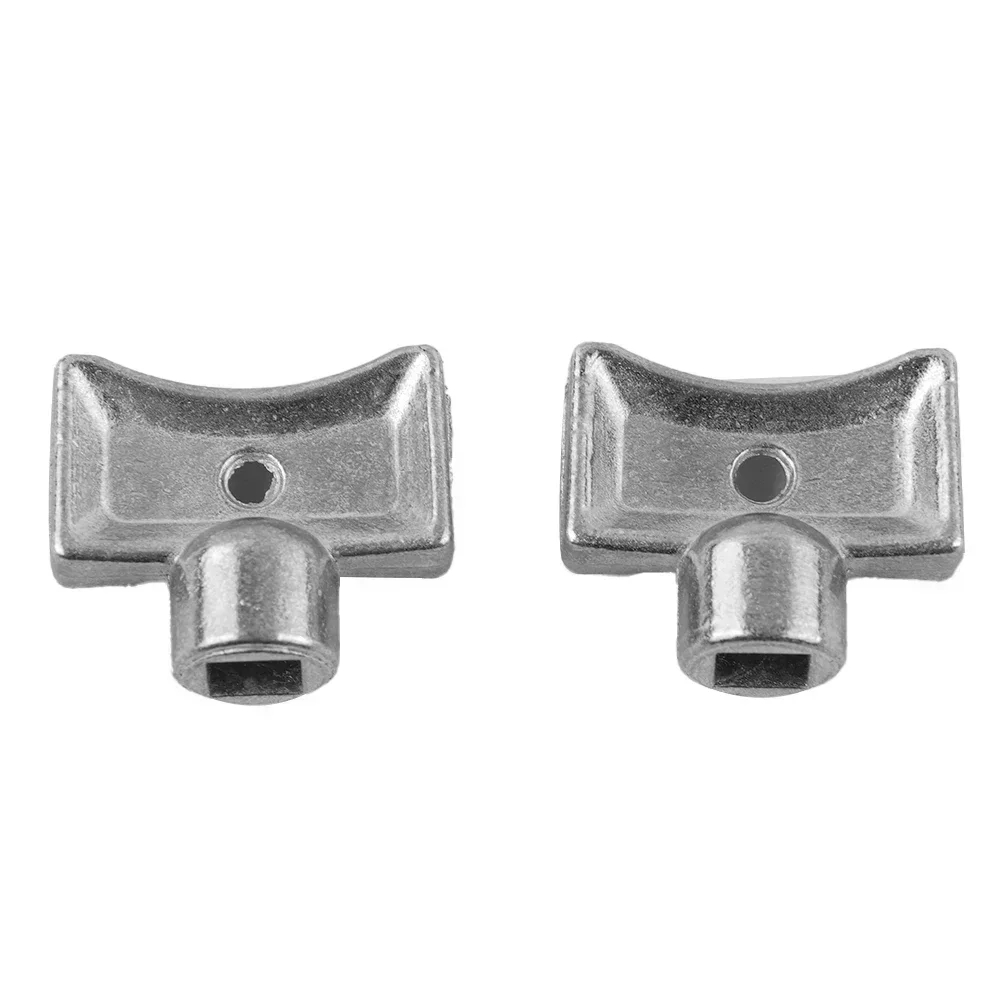 Shatterproof Radiator Exhaust Valve Key, Square Zinc Alloy Material, Aquecedor Acessórios, 5x5mm