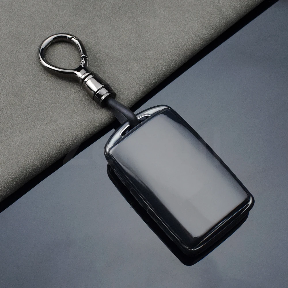 

Прозрачный чехол для автомобильного ключа из ТПУ, чехол-держатель для Mazda CX-5 CX-30 CX-50 CX70 CX90 3 6 CX-9 MX-5, защитная сумка без ключа
