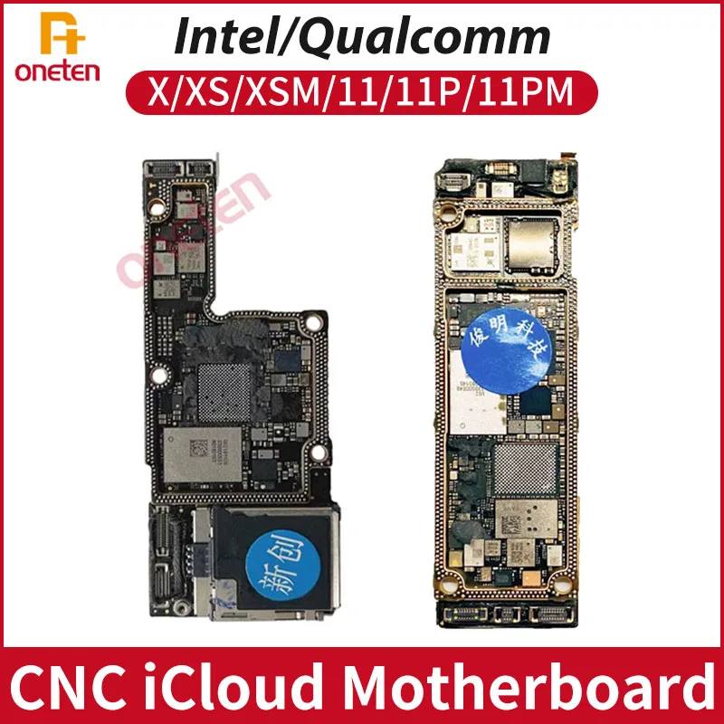 For iPhone 11 11Pro Max CPU Baseband Cutting CNC Board iPhone X Logic Board Xs Xsmax Polishing CPU Board Bottom Without NAND