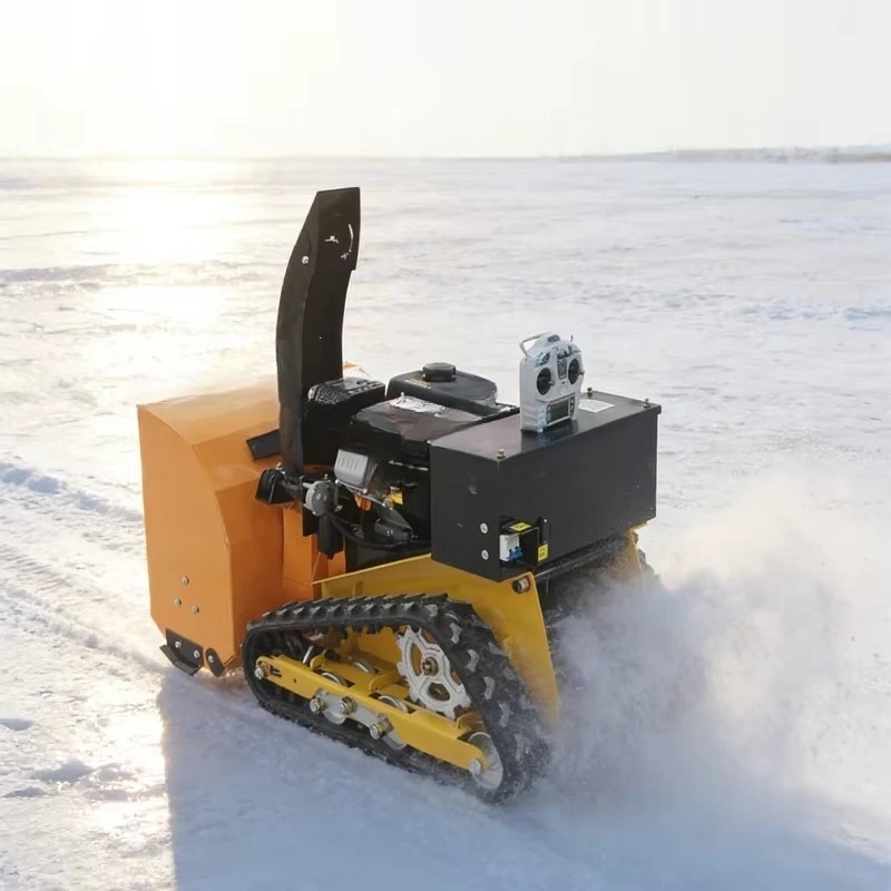 Powerful 15HP Tracked Gas Snow Blower, Multifunctional Walk-Behind Snow Thrower for Residential & Commercial Winter Snow Removal