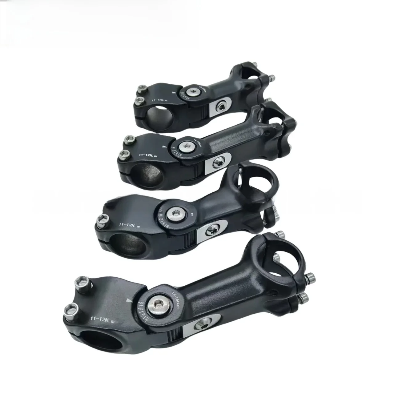 

Adjustable Bike Stem 25.4/31.8mm Mountain Bike Riser Stem 0-90 Degree Adjustable Handlebar Stem Aluminum Alloy Bicycle Handlebar
