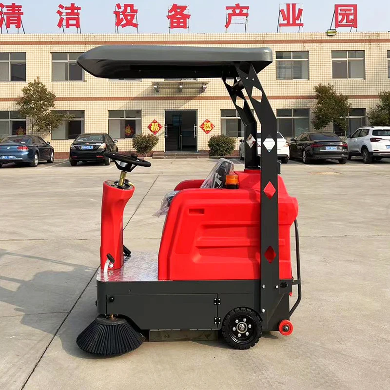 Eco-Friendly Electric Ride-On Cleaner Sweeper Garbage Cleaning Truck for Urban Road Sweeping
