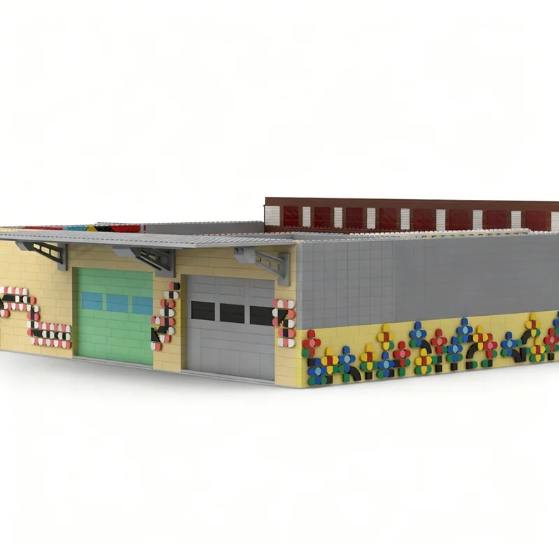6314pcs MOC City Garage Coffee Shop Model Building Blocks Architecture Collection DIY Creative Idea Brick Art Display Craft 3D