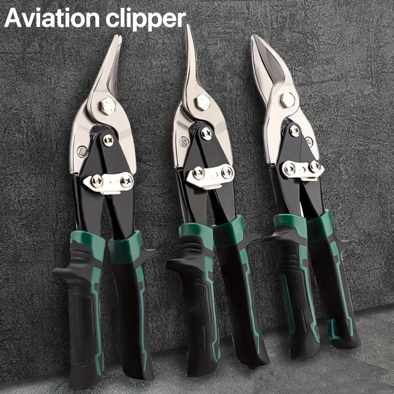 

Aviation Scissors Multi functional Straight Shears Curved Shears Tin Scissors Labor saving Stainless Steel Ceiling Keel Scissors