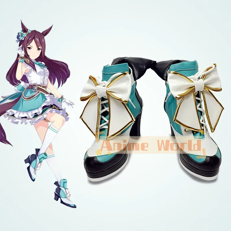 

Anime Game Umamusume Pretty Derby Mejiro Dober Cosplay Shoes Boots Adult Children Halloween Party Costume Accessories Props