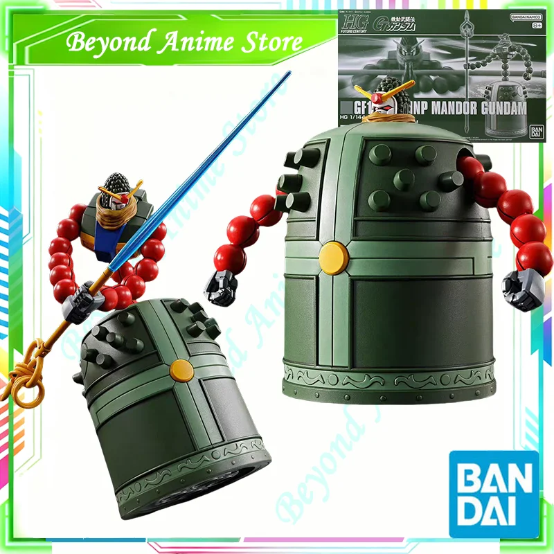 

Spot Direct Delivery Bandai Original Anime Collectible GUNDAM Model HG GF13-044NNP MANDOR GUNDAM Action Figure PB Toys For Kids