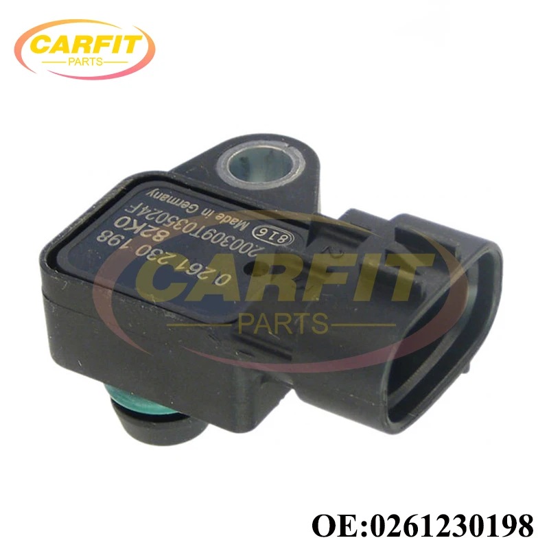 High Quality OEM 0261230198 Intake Air Manifold Absolute Boost Pressure MAP Sensor For Suzuki Opel Vauxhall Car Accessories