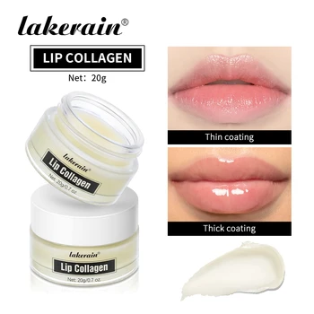 Lip Balm Collagen Lighten Melanin Lip Mask Exfoliating Fade Lip Line Dead Skin…