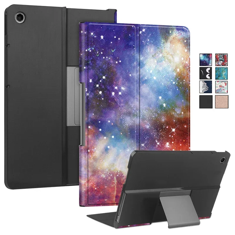 

For Lenovo Tab Plus 11.5 inch 2024 Case TB351FU Fashion Paint PU Leather Stand Cover For Funda Lenovo Tab Plus 2024 Case Coque