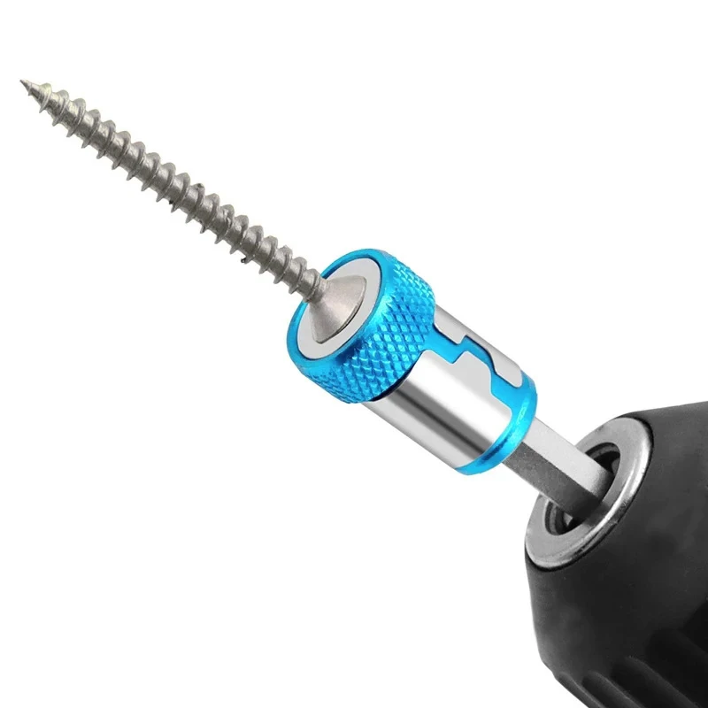 Batch Head with Magnetic Ring, Strong Magnetic Batch Head Holder, Electric Screwdriver Head, 2 Packs