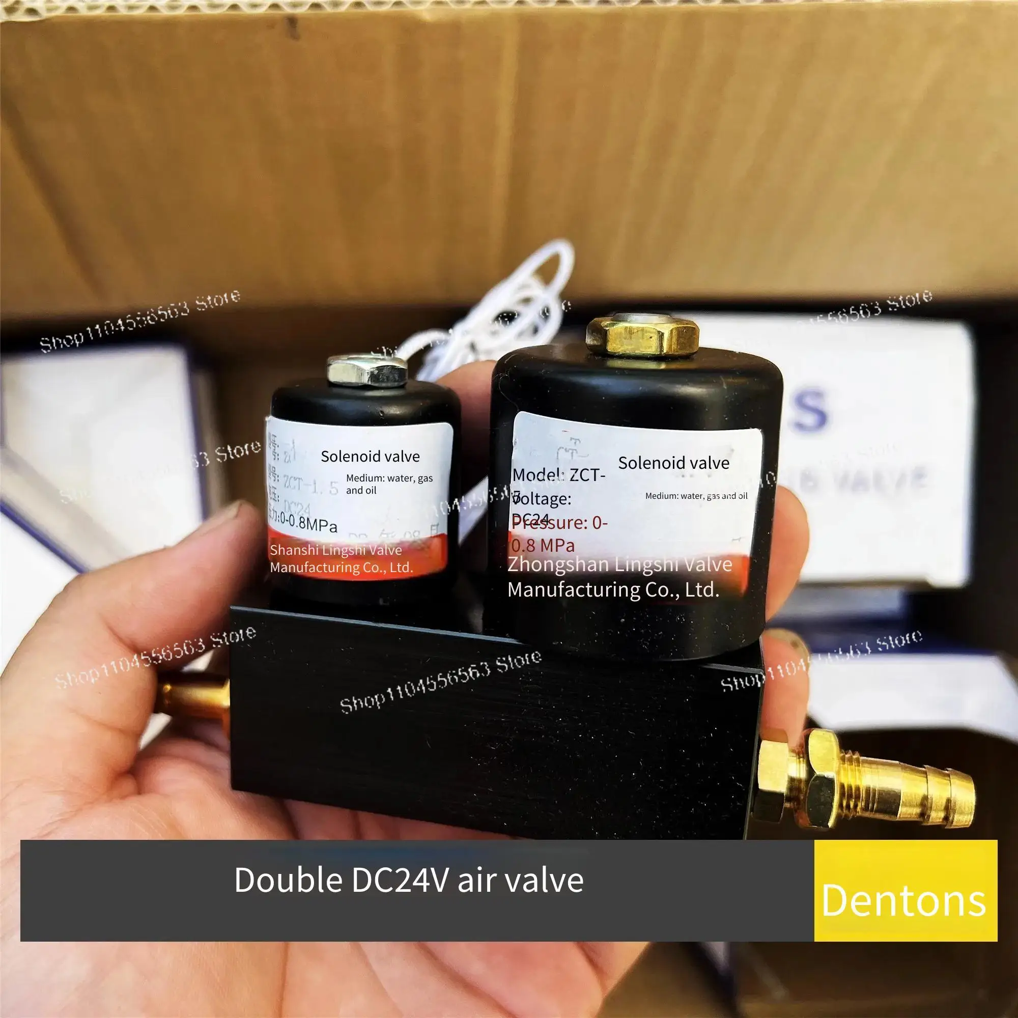 Máquina cortadora por plasma Válvula de aire dúplex AC36V DC24V Válvulas de aire grandes y pequeñas