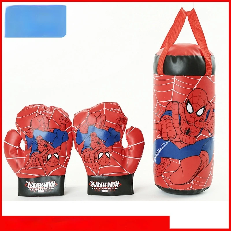 New Anime Marvel Spider Man Children's Toy Gloves, Children's Boxing Gloves Set, Cartoon Printed Boy and Girl Birthday Gifts