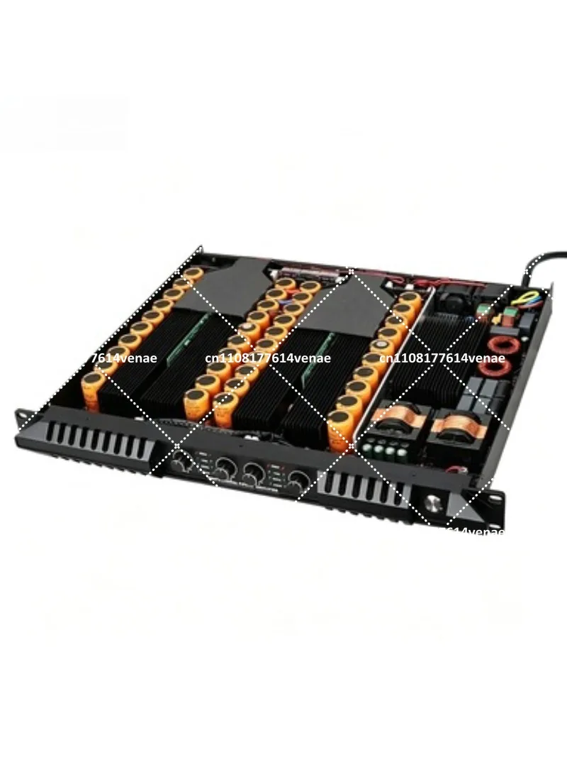 1U 4-Channel Class D Digital Power Amplifier with PFC for Subwoofer Line Array Speaker