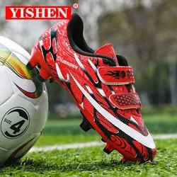 YISHEN-Zapatos De fútbol para niños, adolescentes, adultos y niños, zapatillas De fútbol, TF/FG, Spikes