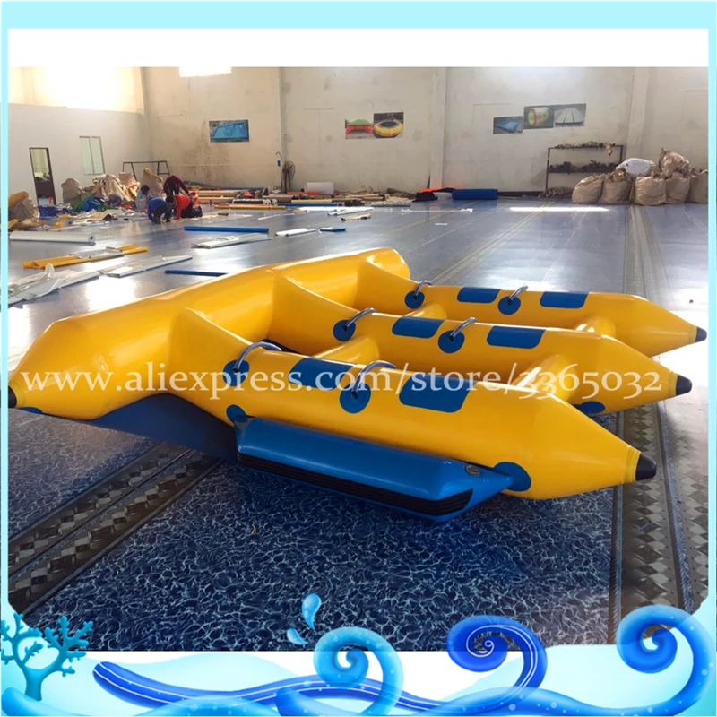 Fliegender Fisch aufblasbar schlepp bar 6 Personen fliegen Fisch Bananen boot Wassersport spiele