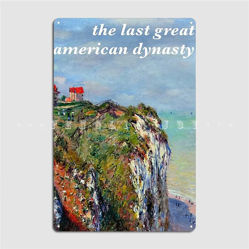 The Last Great American Dynasty Tayor Swift Monet Metal Sign Wall Mural Club Bar Customize Mural Painting Tin Sign Poster