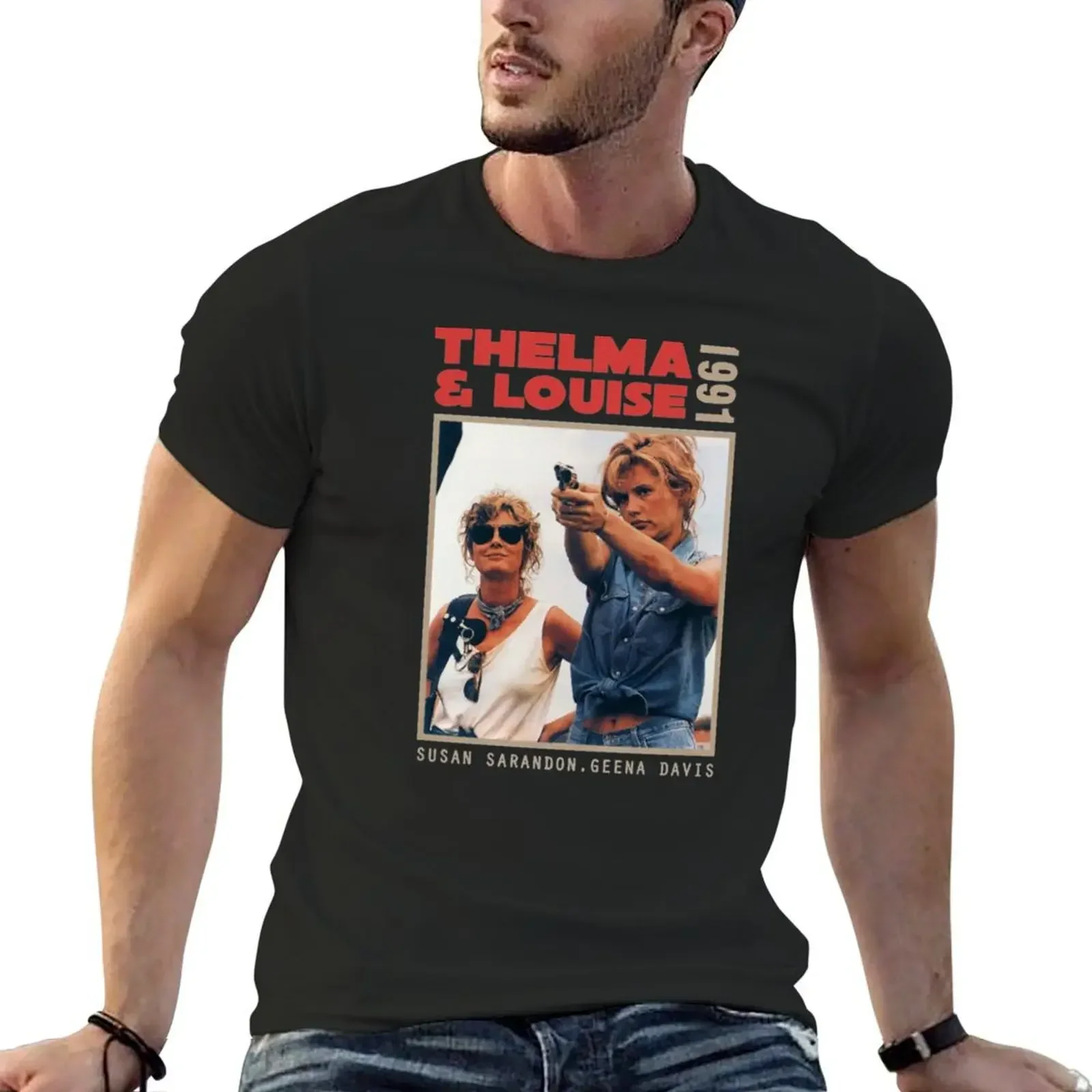 Thelma And Louise T-Shirt Short sleeve tee oversized t shirt plain white t shirts men