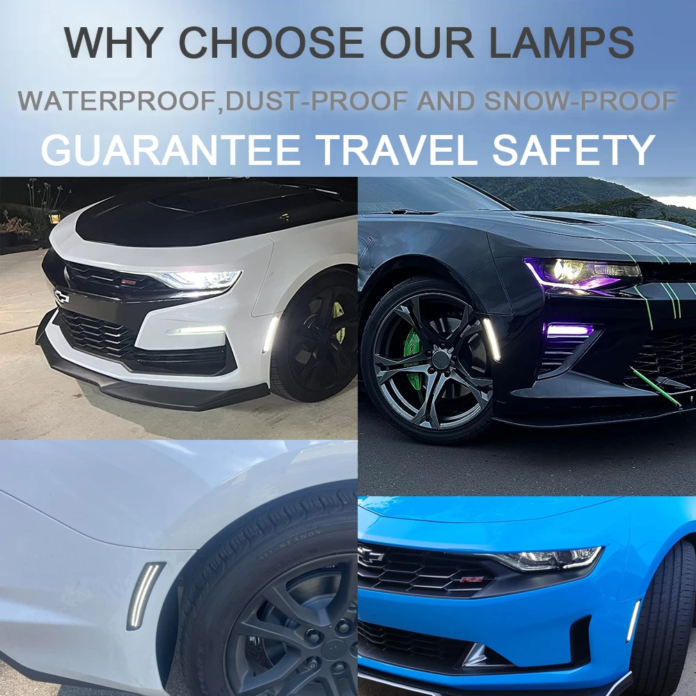 4 قطعة LED الجانب ماركر بدوره أضواء الإشارة لكاديلاك ATS 2015-UP CTS 2014-UP سيارة درابزين مصباح إيقاف السيارة OEM # 20896549