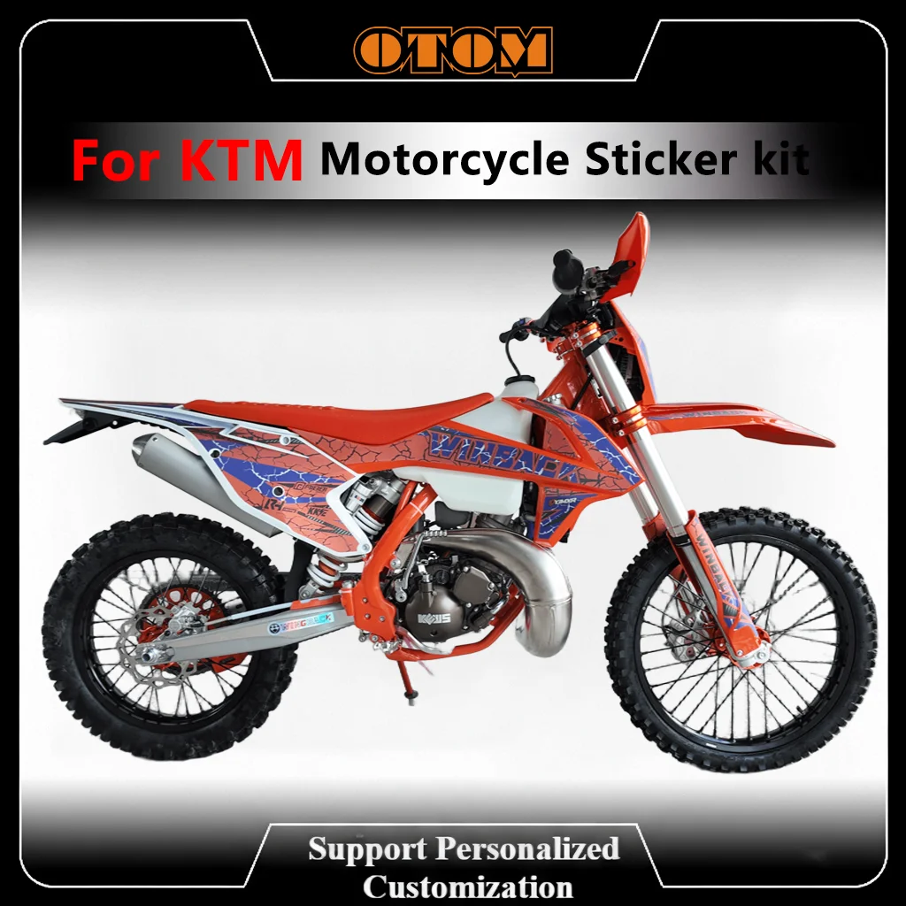 

For KTM SX EXC Customize Graphics Backgrounds Decals KEWS K16 SXF XCW 250 300 Holographic Stickers Kit